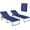 Blue, variant on Folding Chaise Lounge Chair, Patio Sun Tanning Chair, Outdoor Chaise Lounger with 4-Position Reclining Back, Breathable Mesh Seat for Beach, Poolside, Yard, Wine Red