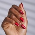 thumbnail image 3 of KISS imPRESS Holiday Press On Nails Almond, ‘The Cute List’, Red, Medium, 30 Count, 3 of 12