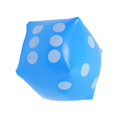 thumbnail image 4 of Almencla Inflatable Toys Dice Blows Up Dice Easy Storage Family Game 11.81 inch Game Props Dice for Indoor Outdoor Game Activities Gift Blue, 4 of 8