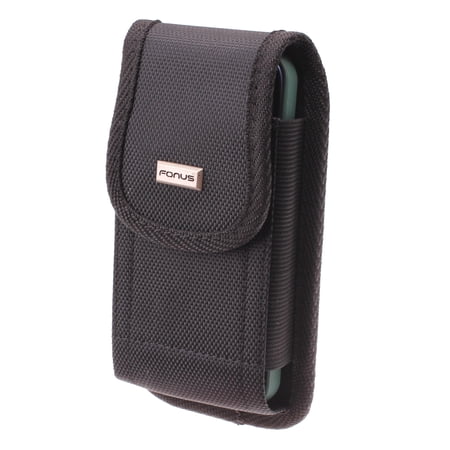 Rugged Phone Case Belt Clip for Google Pixel 4 Model - Holster Canvas Cover Pouch Carry Protective
