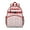 Red-30, variant on Cute Donut Print Waterproof Backpack - Breathable & Durable Book Bag with Chest Strap for School & Travel