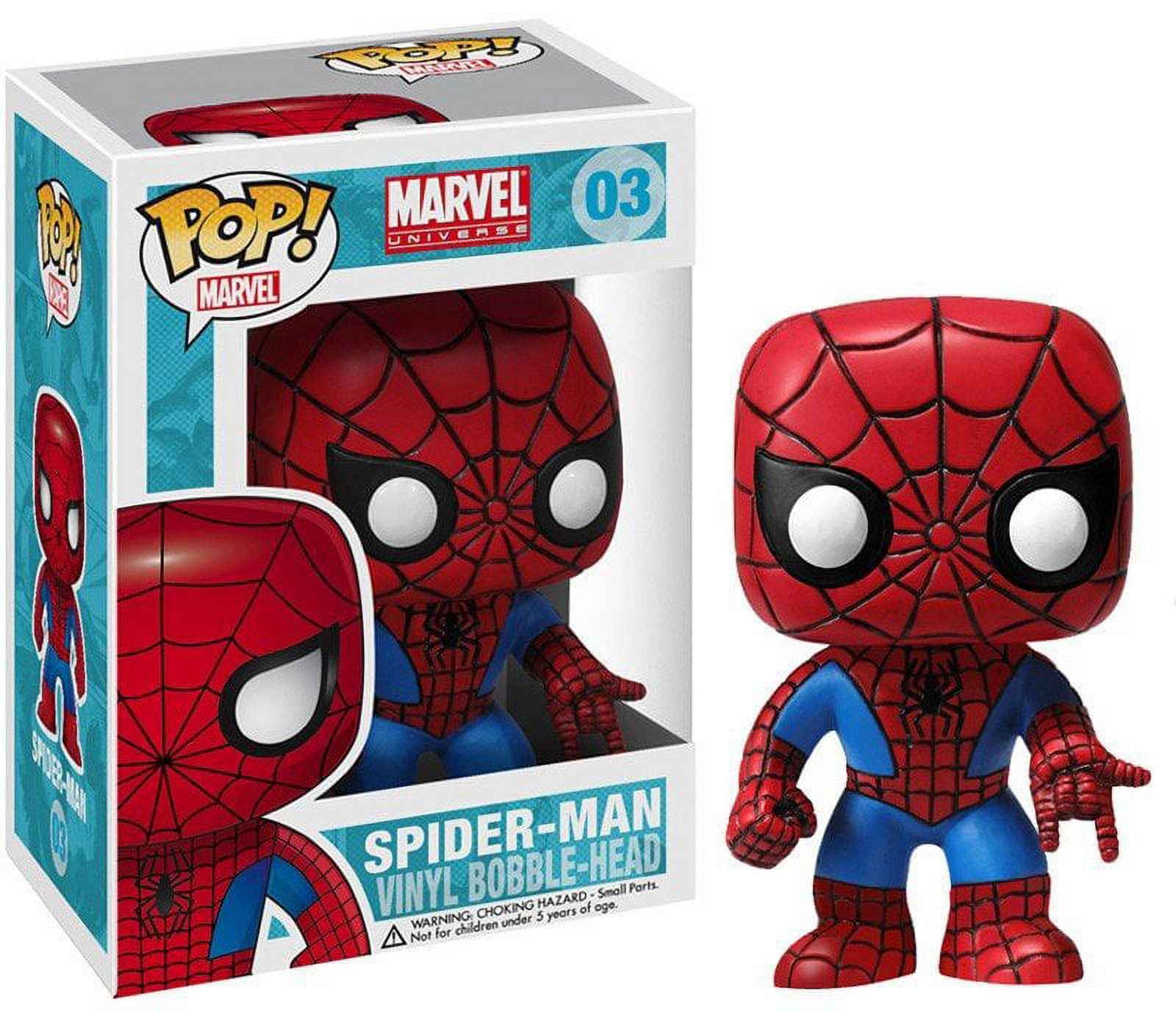 Funko Pop! Marvel Spider-Man Toy: Authentic Details, Bobble-Head
