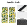 thumbnail image 4 of Gaeub Lemon1 Print Carpet Floor Mats for Car,Car Foot Mat Set,Universal Fit 4 Piece Mat Pad Set,Fits Most Cars Trucks Vans Sedans SUV Auto Carpet Mat Set, 4 of 7