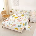 thumbnail image 2 of Erosebridal Happy East Theme Queen Sheet Sets,Watercolor Easter Egg Cute Bowknot Bed Set For Kids 4 Pieces, 2 of 6