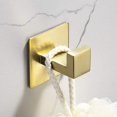 thumbnail image 2 of Towel Hooks Bathroom Brushed Gold, 2 Pieces Wall Hook, 2 of 5