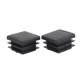thumbnail image 5 of Silla Patas Plastico Esconde Final Tapa Tubo Cuadrado Introduzca Negra 20mmx20mm 200Unids, 5 of 8