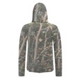 thumbnail image 6 of Sun Protection Tops,Fishing Shirts for Men with Hood & Face Mask Mens Camouflage Hoodie Sun Protection Long Sleeve Muscle Shirt Workout, 6 of 9