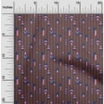 thumbnail image 1 of oneOone Georgette Viscose Fabric Stripe & Geometrical Shapes Geometric Decor Fabric Printed BTY 42 Inch Wide, 1 of 4