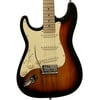 Sawtooth Learn To Play Vintage Sunburst Left Handed Electric Guitar with Amp, Ernie Ball Strings, and Chromacast Stand, Picks, Cable, Strap, Case, and Free Online Lesson