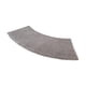 thumbnail image 5 of Alfombra de baño, alfombra de baño curva, alfombra para pies en forma de abanico, alfombra de baño suave y lavable antideslizante, Gris, 5 of 9