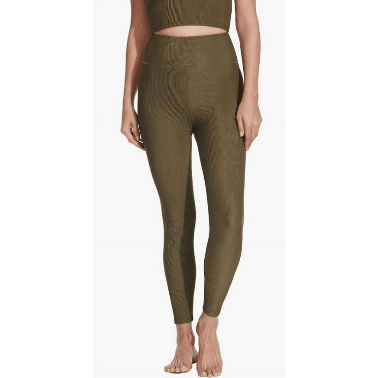 Activewear Ankle Length Tights in Moss Green ( Size S