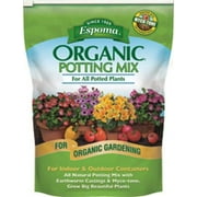 Espoma Organic Potting Soil Mix - All Natural Potting Mix For Indoor & Outdoor Containers For Organic Gardening, 4 qt, Pack of 1