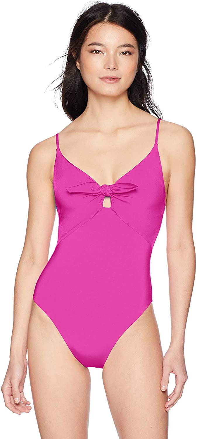 hot pink one piece swimsuit