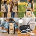 thumbnail image 3 of Aplkyhs Kids Backpack Set of 4 with Lunch Bag Pen Bag Set Bottle Sleeve for Girls Boys Multifunctional Pencil Case Suitable for Elementary Middle School High Mushroom Cat, 3 of 7