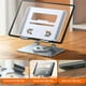 thumbnail image 4 of Soporte giratorio de escritorio Shyuyusa de aleación de aluminio de 360°, soporte para portátil de altura ajustable, diseño ergonómico, elevador para portátiles de 10 a 17 pulgadas, compatible con, 4 of 7