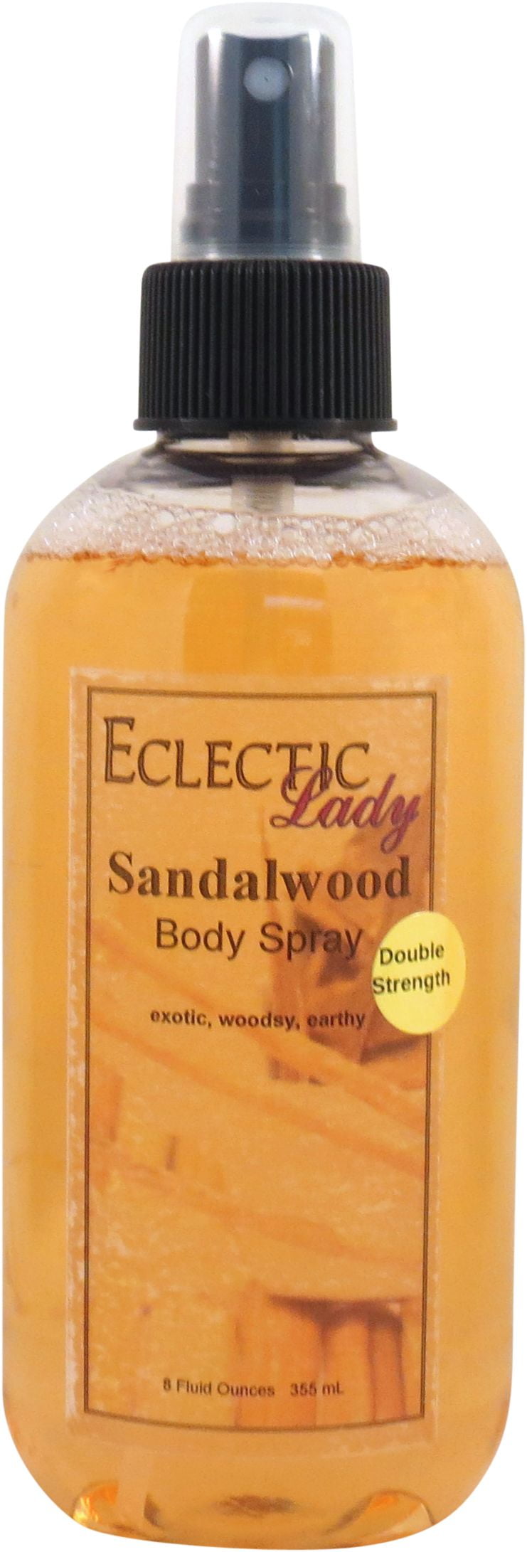 Sandalwood Body Spray (Double Strength), 8 ounces