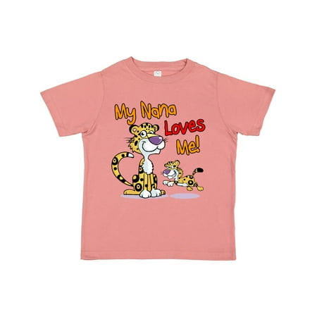 

Inktastic My Nana Loves Me Cat Gift Toddler Boy or Toddler Girl T-Shirt