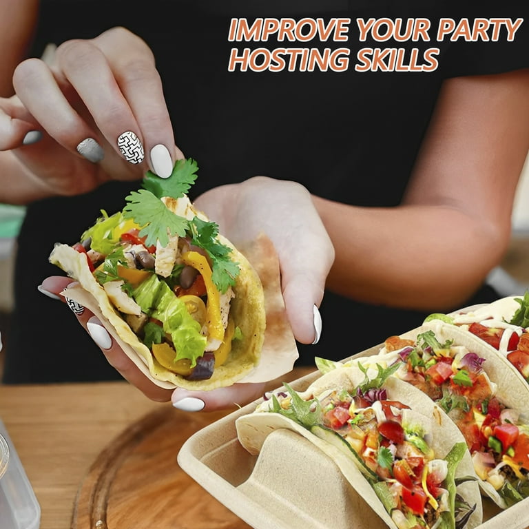 BARQUETTES COMPOSTABLES EN BAGASSE 340ML LOT DE 50