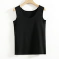thumbnail image 5 of Besolor Women's Sleeveless Tank Tops Seamless Crew Neck Stretch Casual Slim Fitted Layer Tee Shirts Undershirt, 5 of 5