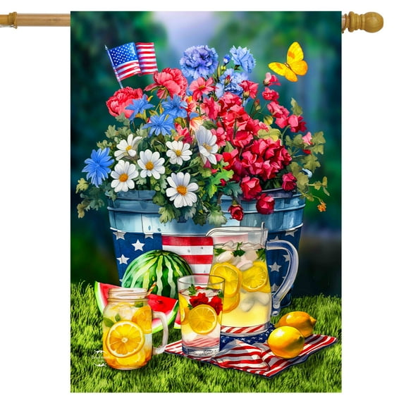 Briarwood Lane American Lemonade House Flag