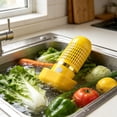 thumbnail image 6 of Fruit and Vegetable Washing Machine Pure Pod Produce Cleaner, Food Purifier for Deep Cleaning Surface Residues, Waterproof Cordless Device for Berries & Meat Yellow, 6 of 7
