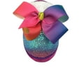 thumbnail image 2 of Nickelodeon Jojo Siwa Rainbow Bow Scuff Slipper (Little Girls & Big Girls), 2 of 6