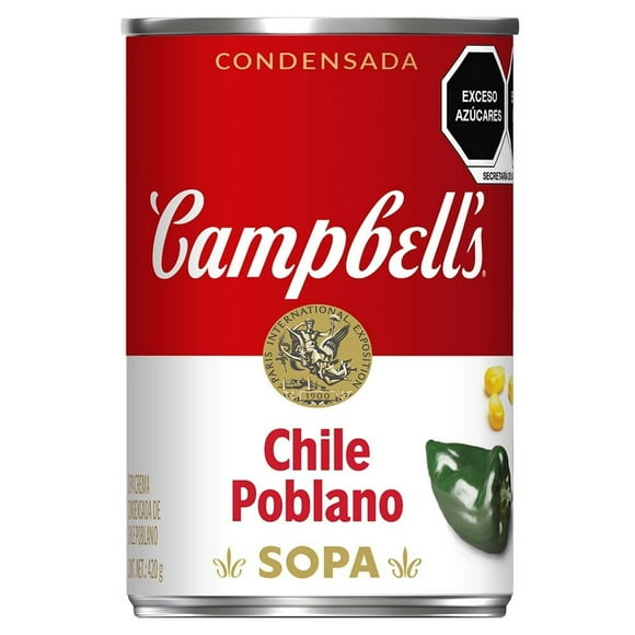 Crema Campbell's de chile poblano 420 g