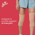 thumbnail image 2 of Flamingo Knee Cap for Knee Support, knee cap, Beige - 2 Pieces, XXXL, 2 of 7