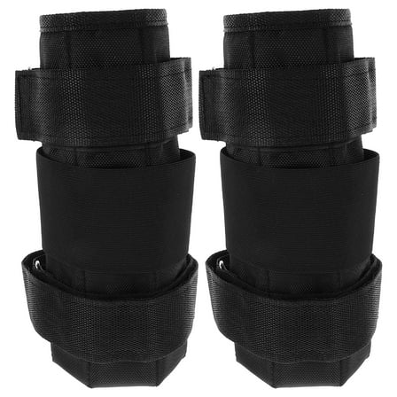 MERRYHAPY 1Pair Adjustable Black Ankle Weight Covers for Running and Fitness Training