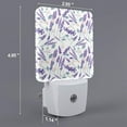 thumbnail image 2 of Honeii Lavender Flowers Print LED Night Light with Light Sensor, Night Lights Plug Into Wall,Ideal for Bedrooms and Hallways-EU, 2 of 7