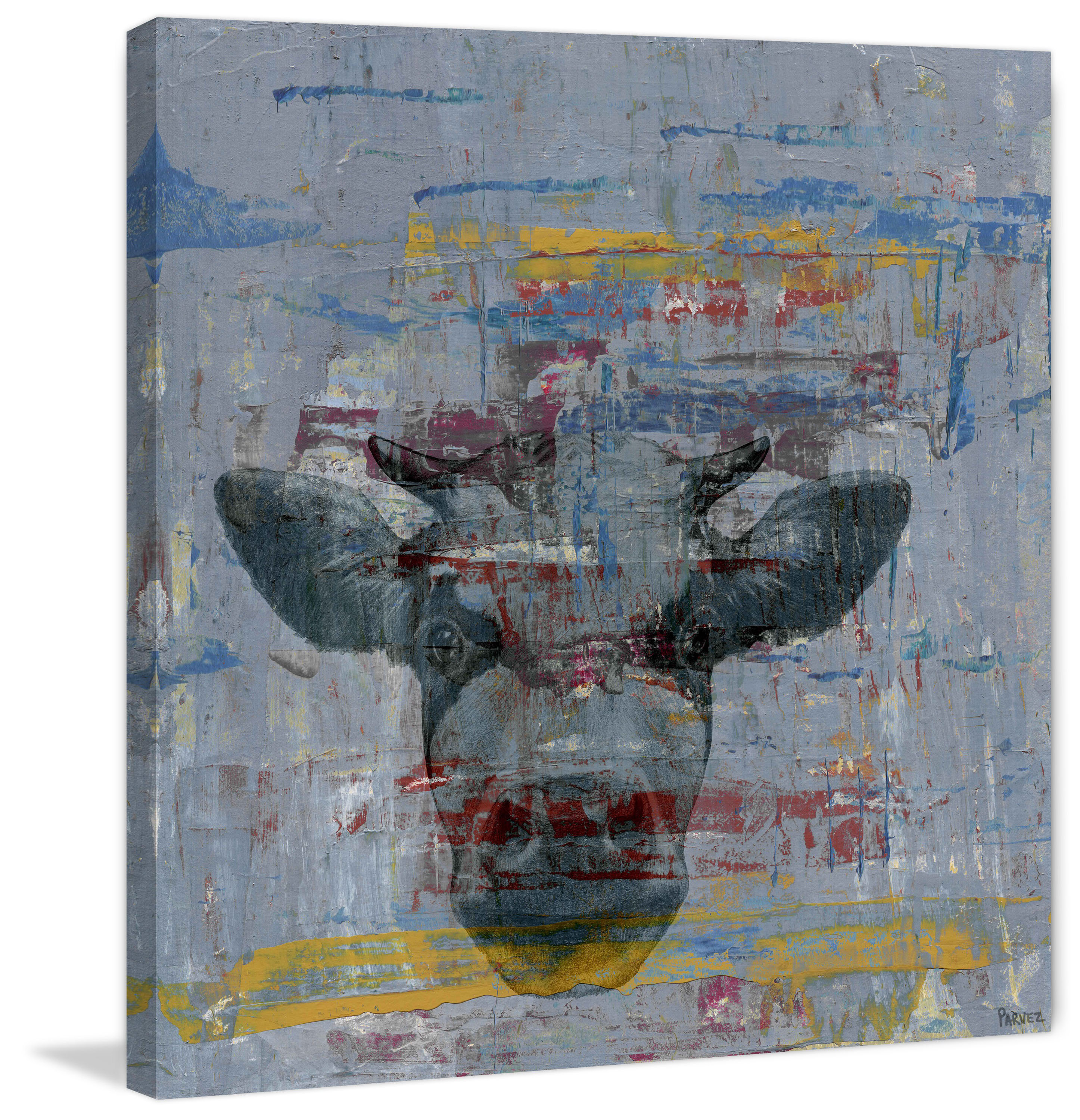 "Hey You" Painting Print on Wrapped Canvas