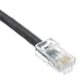 thumbnail image 5 of Cat5e Black Ethernet Patch Cable, Bootless, 2 foot, 5 of 5