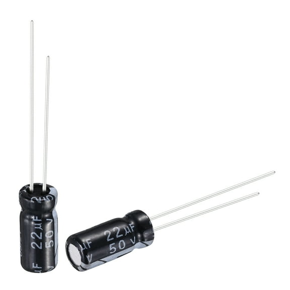 22uF 50V Capacitor, Aluminum Electrolytic Capacitors 105C High Temp 50pcs