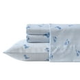 thumbnail image 2 of Wrangler Cowboy Pinstripe Light Blue Queen Sheet Set, 2 of 7