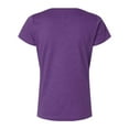 thumbnail image 3 of LAT Women 100% Cotton Jersey Crew Neck Short Sleeve Tee (3516) Vintage Purple, XS, 3 of 5