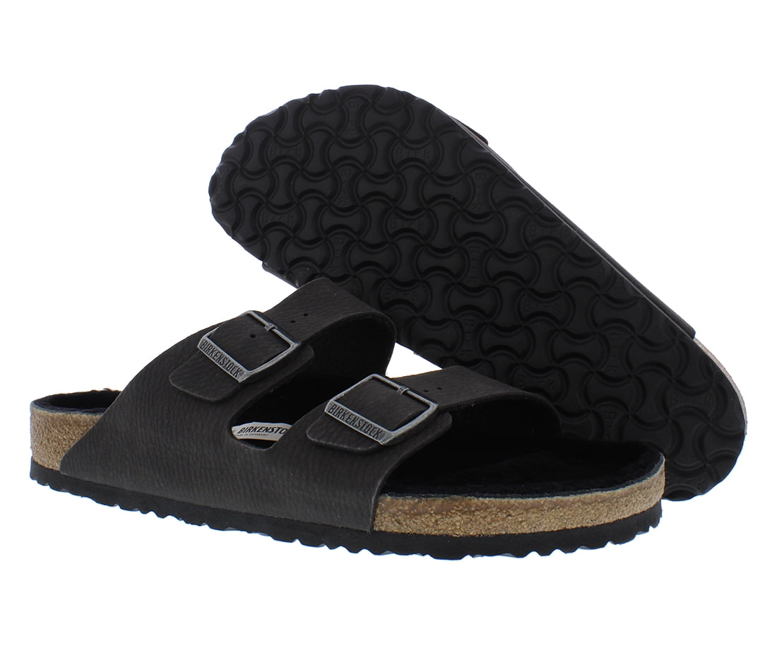 Birkenstock Arizona Shearling Unisex Shoes Size 3, Color: Black