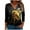 Multicolor Plus Size Blouse for Women_j, variant on CYMMPU Spring Tops V Neck 3/4 Sleeve Bee Printed Fall Trendy Shirts Blouses for Women Dressy Casual Loose Fit Business Elegant Work Tops T-Shirts Multicolor XXL