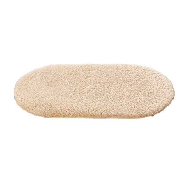 Inteprter Alfombra de baño suave y elegante, alfombras de baño fáciles de limpiar y antideslizantes, alfombra de suelo, alfombra de baño Decoración del hogar Beige