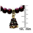 thumbnail image 3 of Christmas Charm Bracelet in Gold, 3 of 3
