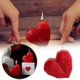 thumbnail image 1 of Hearth & Gear Rose Aromatherapy Candle Set Candles Candles Suitable For Wedding Party Birthday Christmas Valentine's Day Decoration 3 Wick Candle Holder Candle Holders for Candlesticks Window Candle, 1 of 6