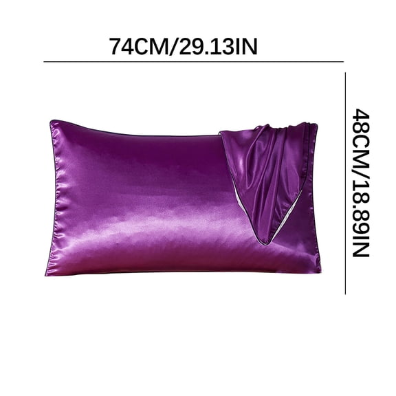 Amacok Summer Simulated Silk Pillowcase Silk Pillowcase Ice Silk Pillowcase Silk Pillowcase Silk Pillowcase