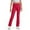 Red, variant on Boys Stretch Pull On Chino Pants for School Youth Twill Comfort Fit Durable Everyday Wear Easy Movement Versatile Style Red 7-8 Years