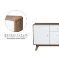 thumbnail image 4 of Credenza Relan Odda Blanca y Café Nórdica, 4 of 8