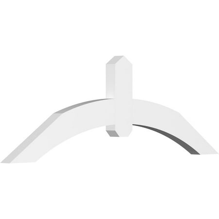 

48 W x 16 H x 2 D x 4 F 8/12 Pitch Archdale Architectural Grade PVC Gable Bracket