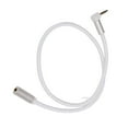 thumbnail image 1 of 3.5mm Headphone Extension Cable, Right Angle AUX Cable Adapter Male to Female Stereo Sound Cable Stereo Jack Plug AUX Connector Stereo Audio Extension Cable for Tablet Speaker, 1 of 7