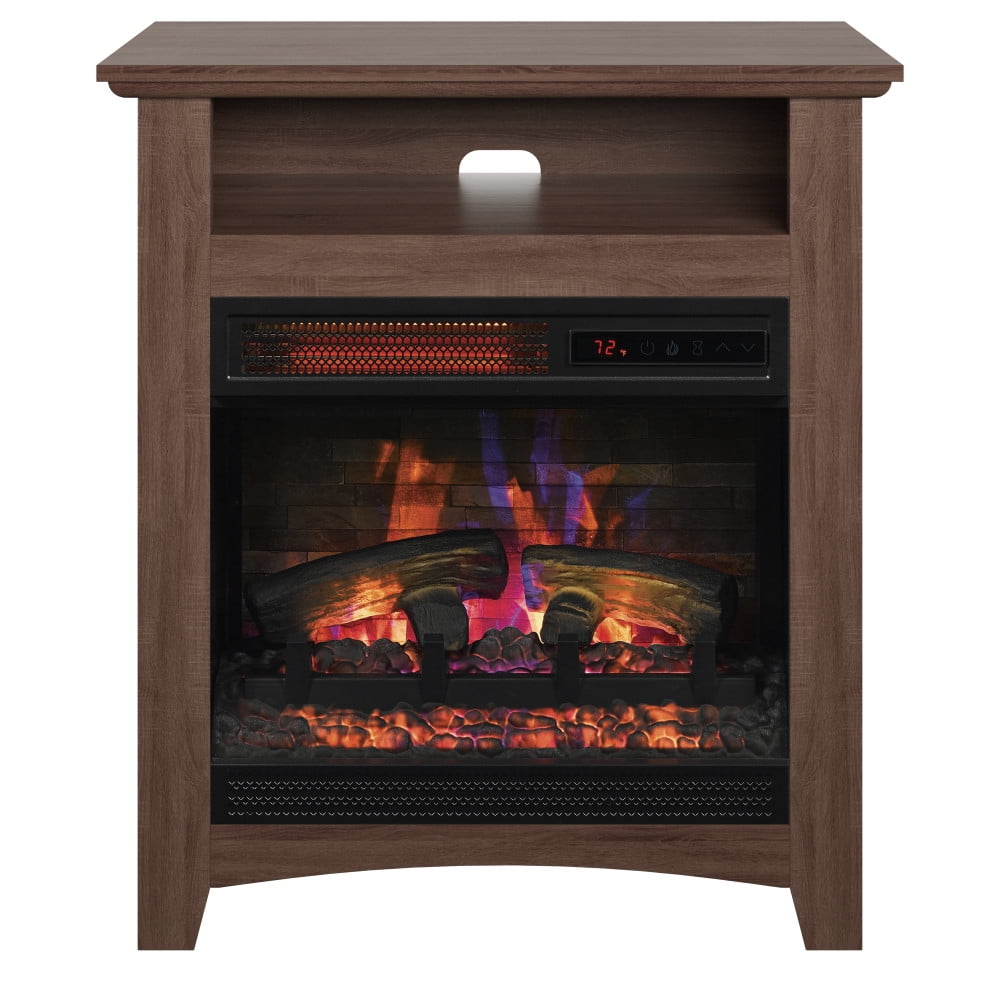 ChimneyFree 18” Infrared Quartz Wall Mantel Electric Fireplace - Walmart.com