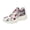 Red, variant on Willtoo Women Slip On Platform Sneakers, Breathable Stretch Knit Walking Shoes, Halloween Print Embellished Casual Chunky Sole Fashion Loafers for Daily Outdoor Wear