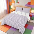thumbnail image 2 of Erosebridal Abstract Striped Full Size Comforter Sets,Geometric Line Bedding Comforter Set,Polkadot Reversible,3-Piece,1 Comforter and 2 Pillowcases, 2 of 7