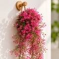 thumbnail image 5 of Werulen Hanging Greenery Floral Garland, Bedroom Living Room Boho Indoor Wall Embellishment, Wall Vine, Faux Bloom, Home Decor, 5 of 7