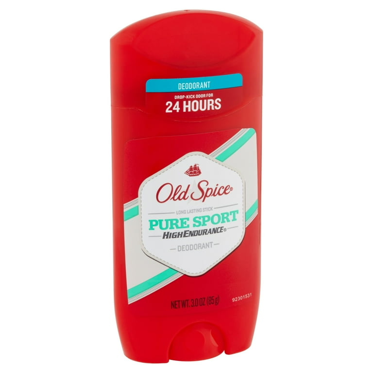 Old Spice, High Endurance Deodorant for Men, 3.0 oz, Pure Sport